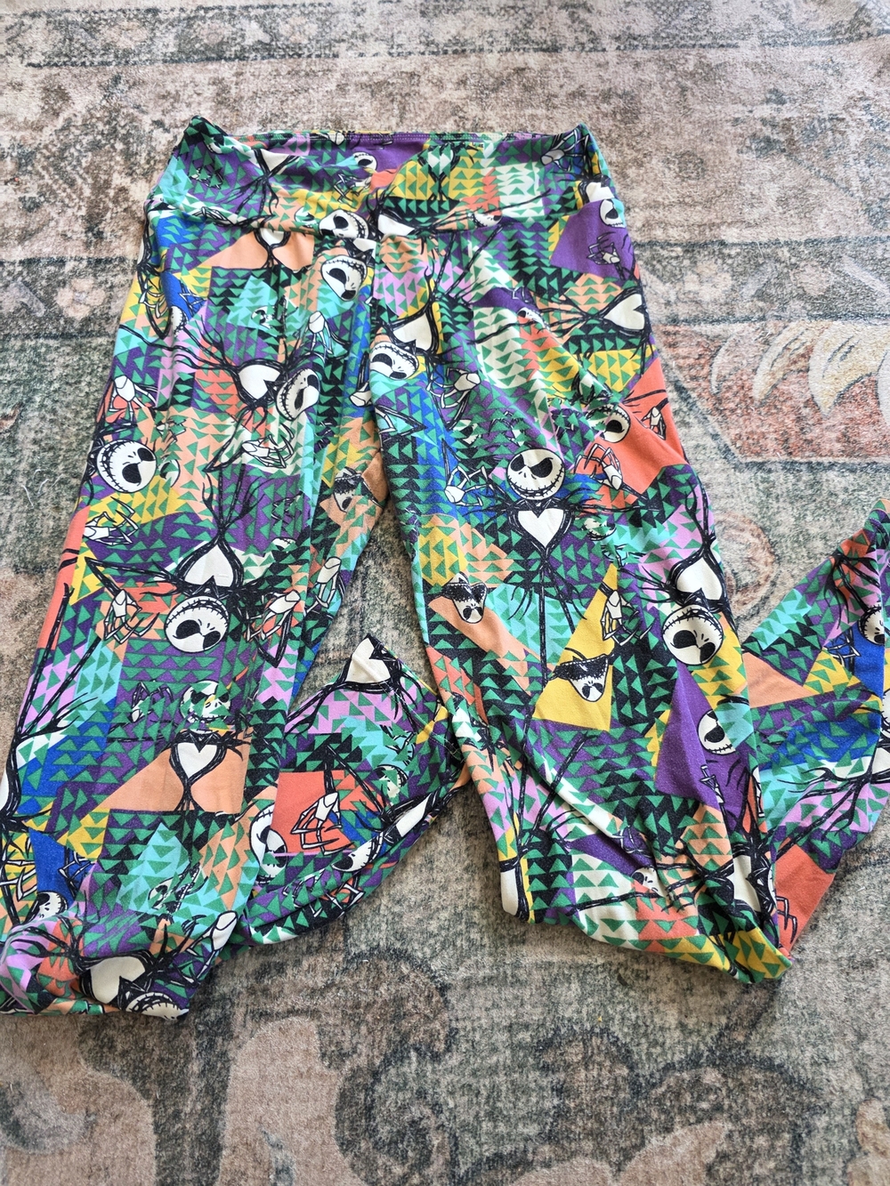 OS LuLaRoe Nightmare Before Christmas Jack Skellington Leggings
